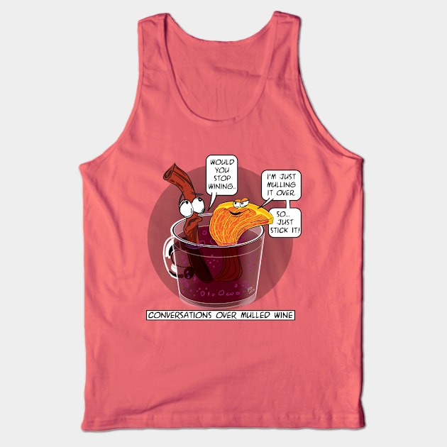 Conversations over Mulled Wine Tank Top by eShirtLabs